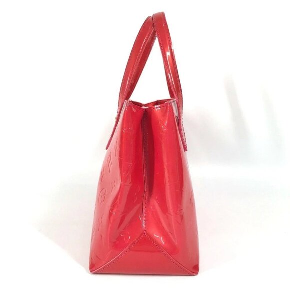 LOUIS VUITTON M93643 MonogramVernis Wilshere-Boulevard Tote Bag Hand Bag - Picture 4 of 16